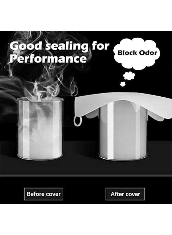 2 قطعة سميكة سيليكون سدادة استنزاف الكلمة مزيل الروائح الكريهة ، الطابق استنزاف مزيل الروائح الكريهة تغطية مانعة للتسرب تغطية سيليكون أنبوب سدادة وسادة المضادة للرائحة الكريهة ، ومناسبة للمطبخ والحمام والغسيل - Image 3