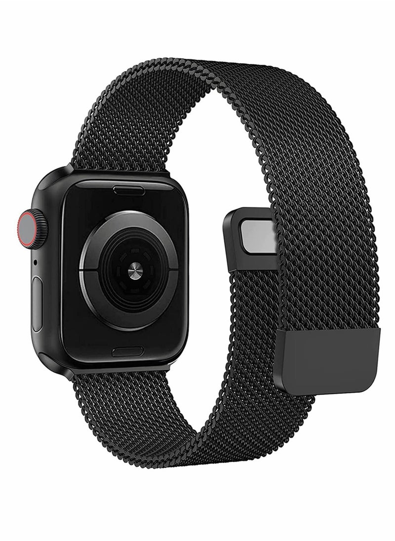 Generic - Compatible for Apple Watch Band, Adjustable Stainless Steel Magnetic Absorption Strap Strap Replacement for 42mm 44mm 45mm for iWatch Series SE 9/8/7/6/5/4/3/2/1 - Image 1