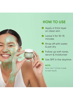 Dot & Key Dot & Key Skin Care Pollution + Acne Defense Green Clay Mask With Salicylic & Matcha Tea Reduces Active Acne Soothes Redness For Dark Spots Oily Acne Prone Skin 85g  - Image 5
