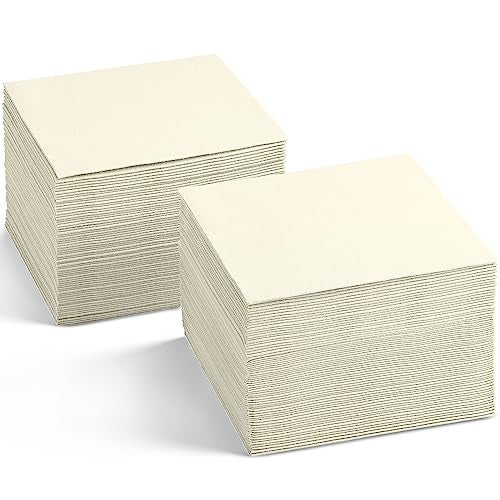 Servietto Disposable Linen-Feel Cocktail Napkins, 200-Pack 5" x 5" CHAMPAGNE Paper Beverage Napkins For Bar, Restaurant And Café, Dessert Napkins For Party, Wedding Or Event - Image 1