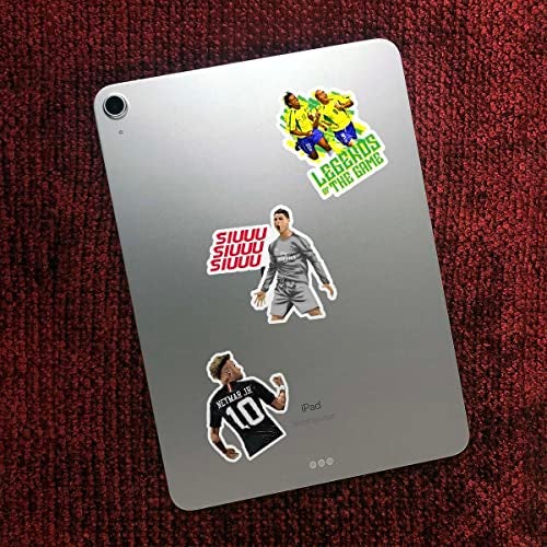 CodersParadise Pack Of 65 Football Soccer Stickers For Laptop, Planner, Diary, Waterproof Residue Free, self adhesive - Image 5