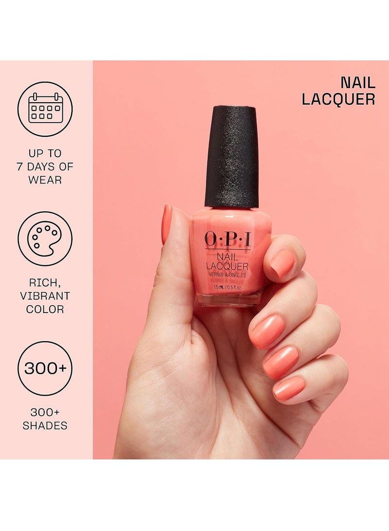 أو بي آي O.P.I طلاء أظافر 15 مل طلاء أظافر يدوم طويلاً ومقاوم للتشقق - Image 3