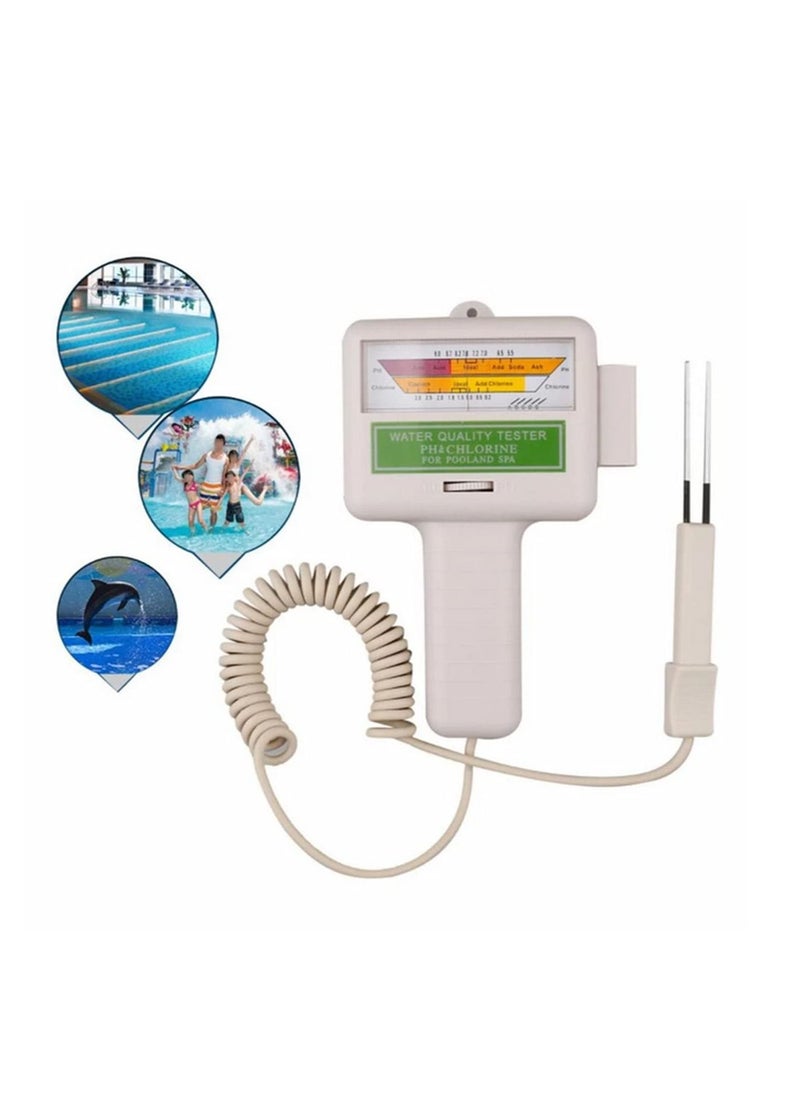 Generic - Portable PH Tester/Chlorine Meter Swimming Pool Spa Water Quality Monitor Checker - Image 1