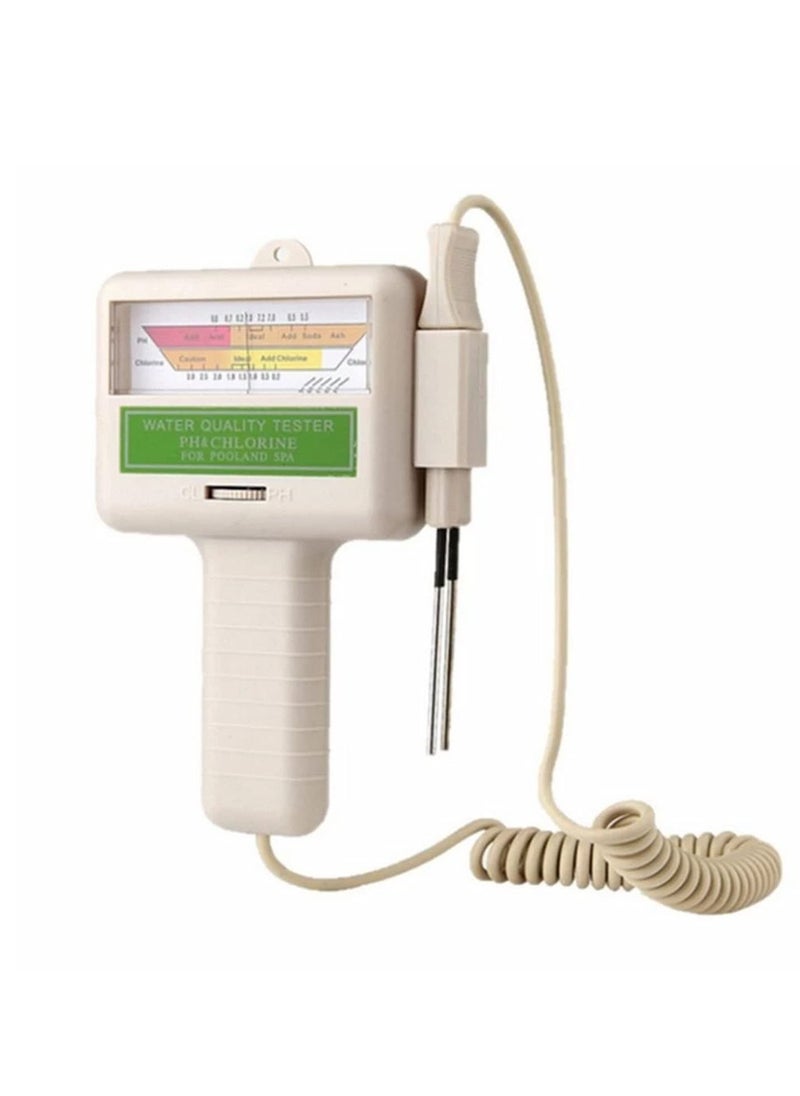 Generic - Portable PH Tester/Chlorine Meter Swimming Pool Spa Water Quality Monitor Checker - Image 1