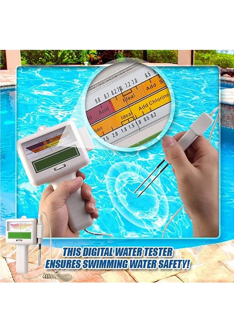 Generic - Portable PH Tester/Chlorine Meter Swimming Pool Spa Water Quality Monitor Checker - Image 1