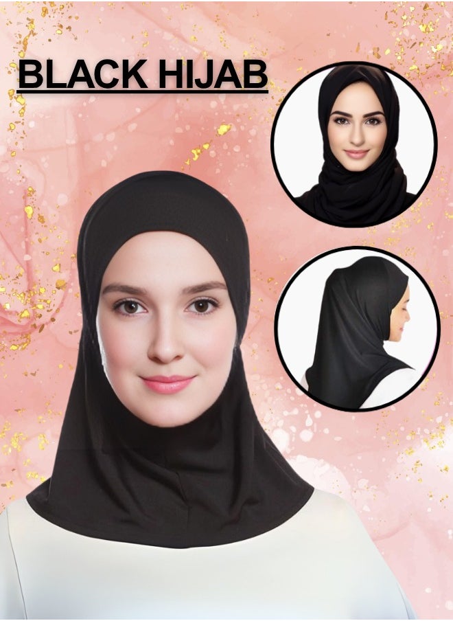 Generic Premium Quality Stretchable Scarf Hijab for women, Scarf Hijab for Girls, Umrah & Hajj Scarf Hijab, Scarf Hijab for fashion wear, Standard size fit to all, Scarf Hijab for Religious Events, Islamic Under scarf Hijab  - Image 1