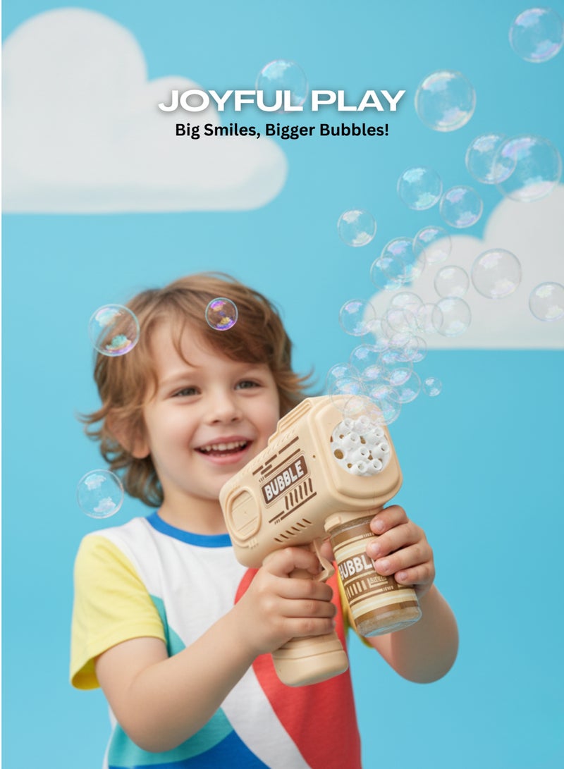 vexa pro Colorful Bubble Gun Toy for Kids – Automatic Bubble Maker with Bubble Solution – Fun Outdoor & Indoor Party Toy - Image 2