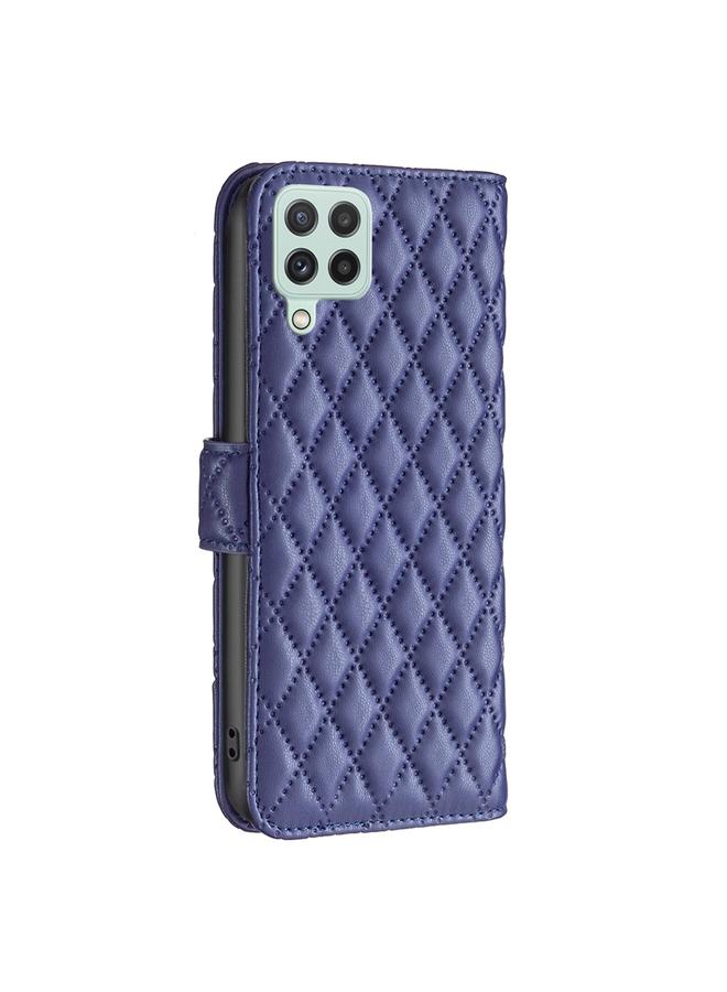 Zaboon Case For Galaxy A22 4G Diamond Lattice Wallet Leather Flip Phone Case - Image 3