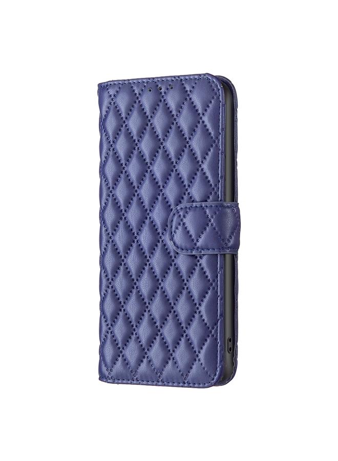 Zaboon Case For Galaxy A22 4G Diamond Lattice Wallet Leather Flip Phone Case - Image 2