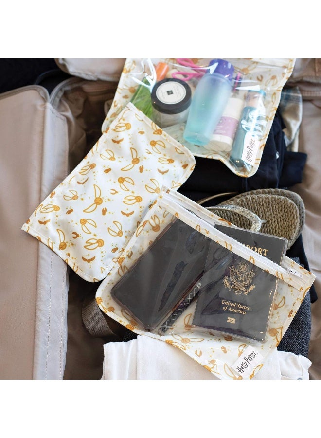 Bumkins Travel Bag, Harry Potter Toiletry, Baby, TSA Approved Pouch, Zip Bag - Image 4