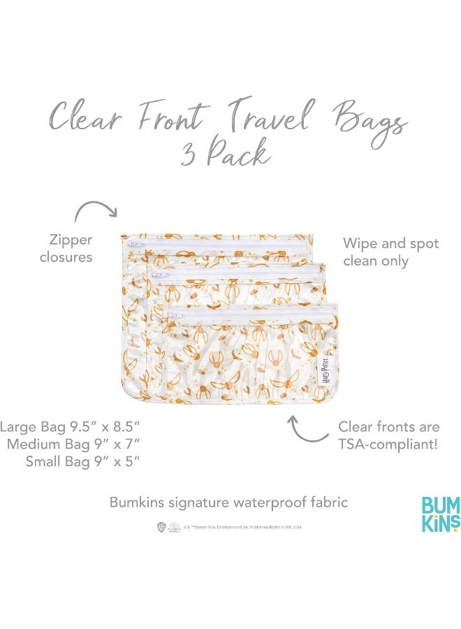 Bumkins Travel Bag, Harry Potter Toiletry, Baby, TSA Approved Pouch, Zip Bag - Image 5