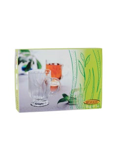 وودي طقم أكواب زجاج 6 حبات سعة 200 مل  - Image 3