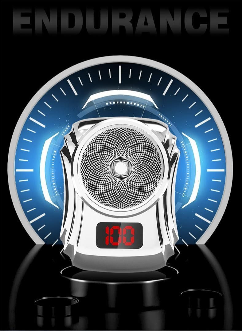 Portable Electric Razor Rechargeable Shaver Easy One-on Use Suitable for Home Black - Image 5