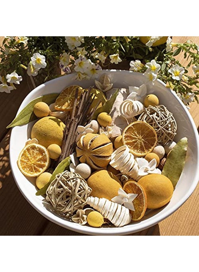 Lemon Zest And Thyme Scented Potpourri  Made In California  Large 20 Oz Bag  Fragrance Vial  Citrus Spice Scent  - Image 3