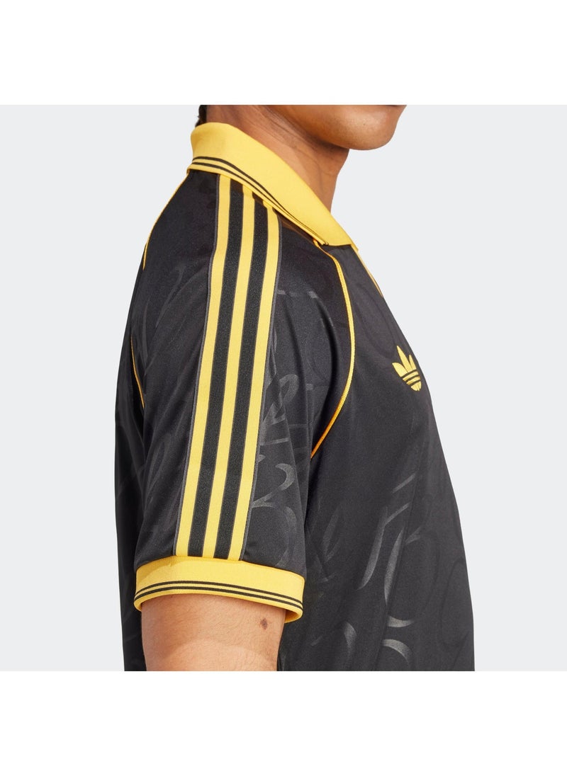 اديداس جيرسي جيه بي لكرة القدم للرجال أسود مقاس - Image 4