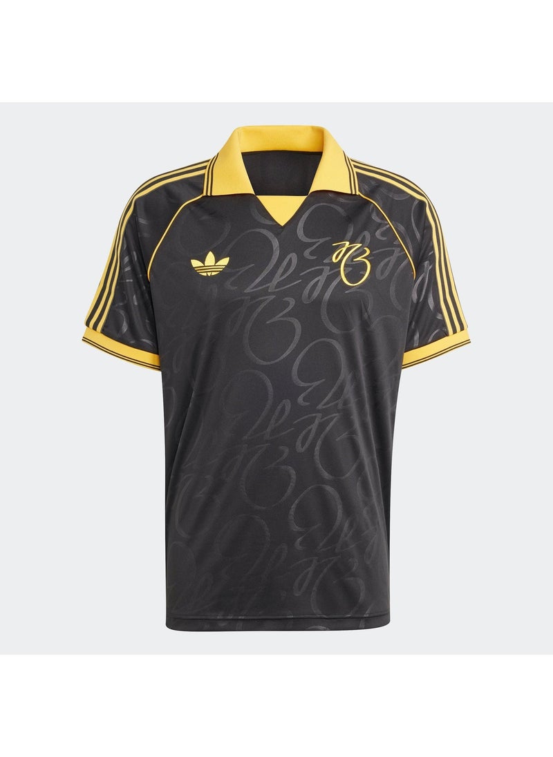 اديداس جيرسي جيه بي لكرة القدم للرجال أسود مقاس - Image 5