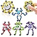 ASIOWELY 5 PCS Easter Basket Stuffers Transformable Fidget Spinners Toys for Kids and Adults Stress Relief Autism Sensory Toy for Boys Girls Teens Cool Fingertip Gyros Birthdays Gifts for Travel Toys - Image 2
