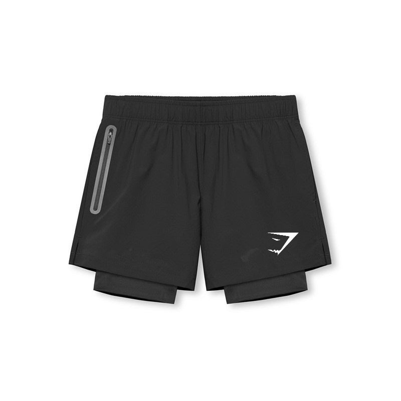 Gymshark Men's Elastic Shorts for Fitness, Running & Outdoor Activities