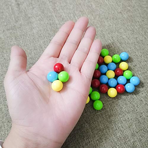 Hotusi 40Pcs Game Replacement Marbles Balls Compatible with Hungry Hungry Hippos(4 Colors) - Image 3