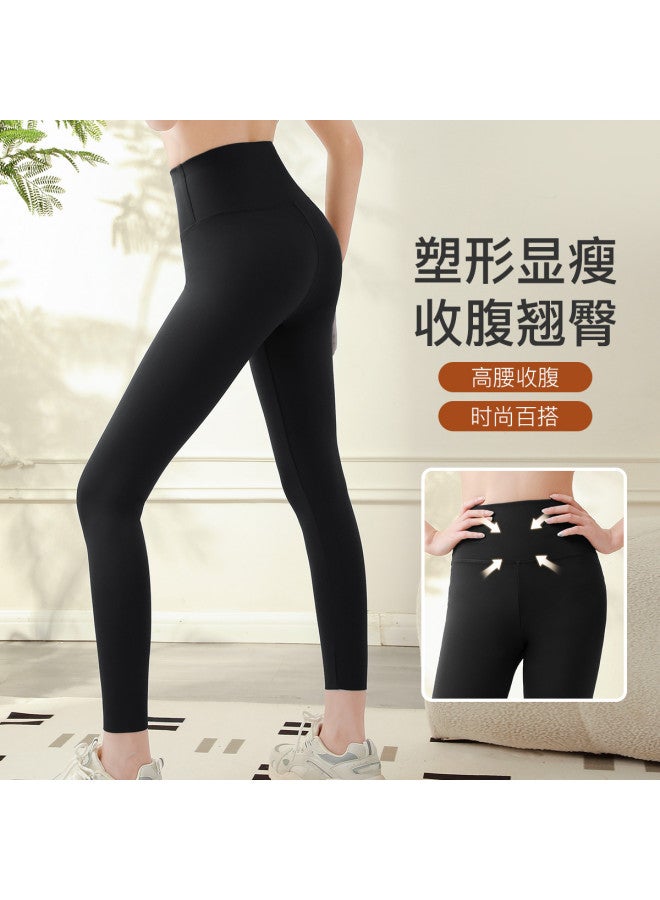 Moonbadi High-Waist Lifting Shaping Slimming Leg-Lengthening Shark Pants For Fitness Yoga Versatile Slim-Fit Base Layer Pants - Image 3