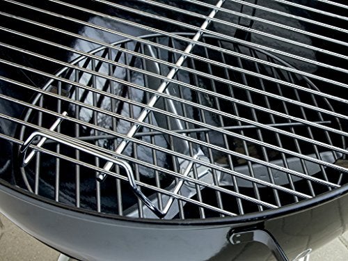 Weber Original Kettle Charcoal Grill, 18-Inch, Black – Classic Outdoor BBQ Grill with One‑Touch™ Cleaning System & Precise Temperature Control Dampers - Image 5
