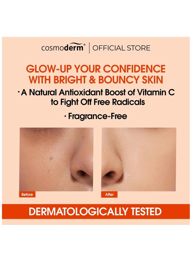 كوزموديرم محلول مرطب ومشرق من كوزموديرم جلو-سي 50 مل (فيتامين سي) - Image 3