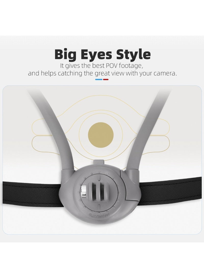 سني لايف حامل رقبة سريع عالمي لكاميرات الأكشن - متوافق مع DJI وGoPro وInsta360 والهواتف الذكية - Image 2