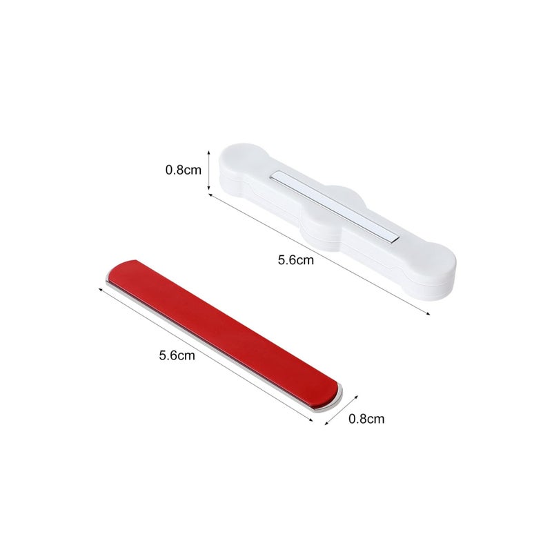 SOLARAE شريط مغناطيسي للشاشة 24 قطعة، شريط مغناطيسي لشاشة الطيران للنوافذ، شرائط مغناطيسية ذاتية اللصق لشبكات النوافذ، ستائر شبكية، ستائر أبواب، تمنع الحشرات/الذباب من الدخول - Image 4