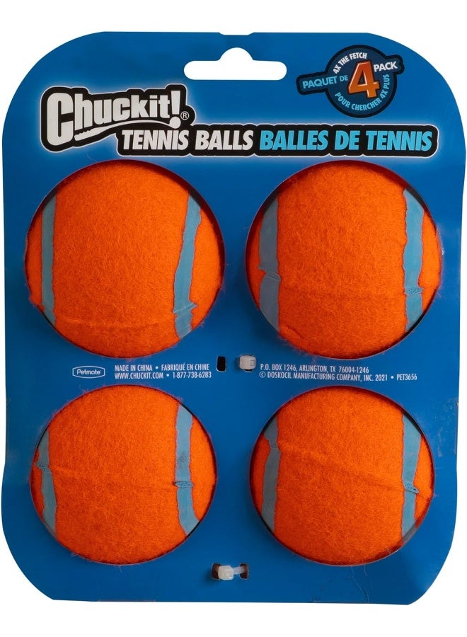 Chuckit! Chuckit Tennis Ball Pack of 4 - Image 2
