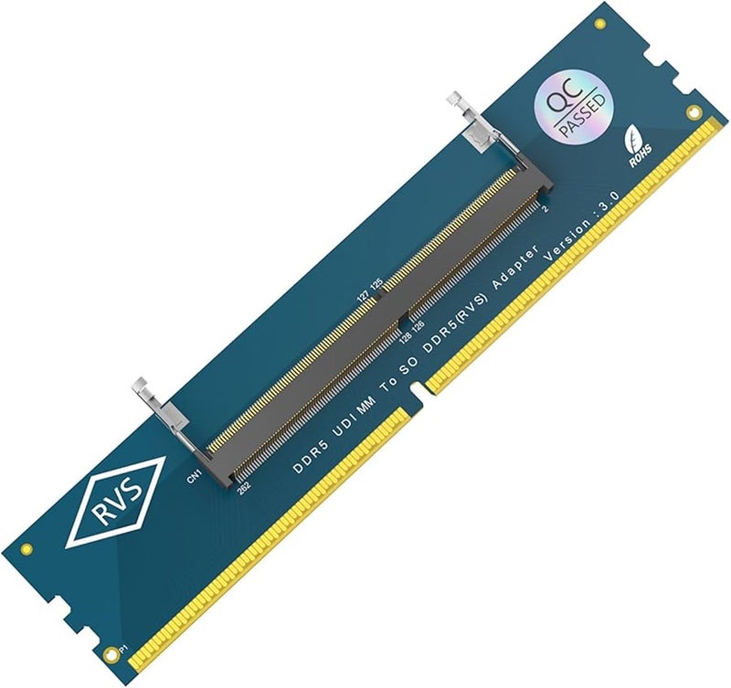 DDR5 SO DIMM to Desktop DIMM Memory Adapter Card Converter Tester - Image 4