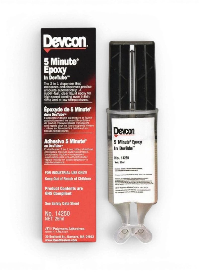 DEVON  5 MINUTE EPOXY GEL CLEAR 25ML