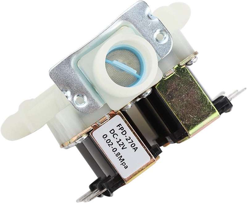 Focket Electric Solenoid Valve, Normally Closed Water Drain Valve, Plastic Electromagnetic with 1 Inlet 4 Outlet for Water Drain Systems - Image 4