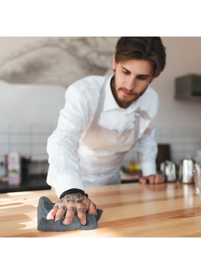 Utopia Kitchen منشفة مطبخ يوتوبيا رمادية فاتحة من القماش [12 قطعة - 28 × 28 بوصة] 100% قطن مناشف شاي للتنظيف والتجفيف - قماش مطبخ عالي الامتصاص - Image 2