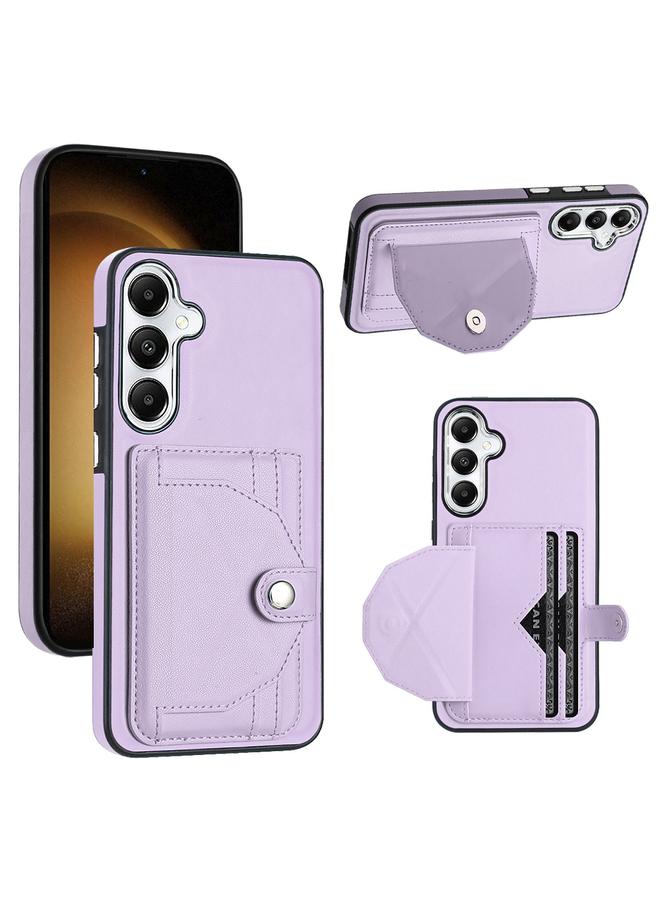 S-TOP Case For Samsung Galaxy S24+ 5G Shockproof Leather Phone Case with Card Holder - Image 1