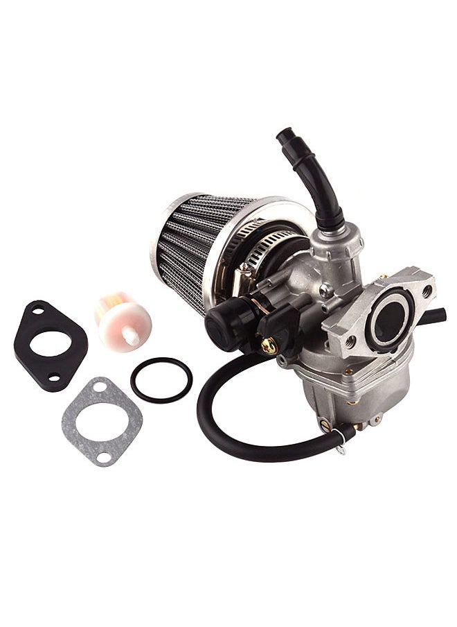 Generic PZ19 Carburetor with Air Filter Fuel Filter for 50CC-125CC Dirt Bike ATV Scooter Moped  - Image 1