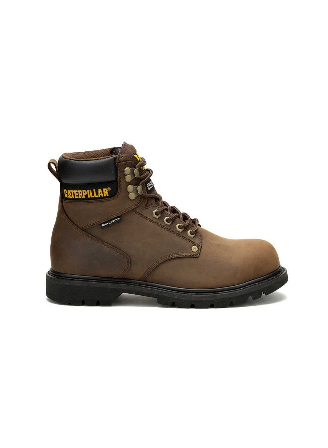 CATERPILLAR 020-1426 Caterpillar Mens Casual Boots Second Shift Wp St 91660 Dark Brown - Image 1