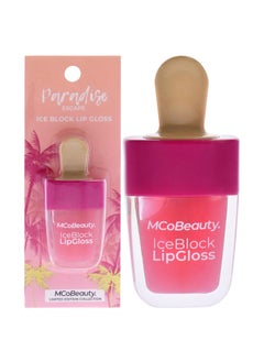 MCoBeauty MCoBeauty Paradise Escape Ice Block Lip Gloss - Super Cute Popsicle Shape - Disguises A Lightweight, High-Shine Formula - Delicious Scent To Match - For Women - Pink Lady - 0.185 Oz 