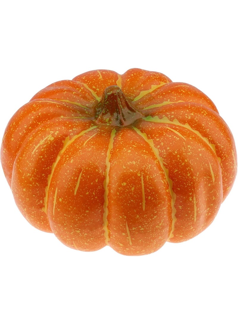 LATIFA  13'' Big Artificial Ornament Pumpkin Fake Cushaw Fall Harvest Party Christmas Halloween Decoration - Image 1