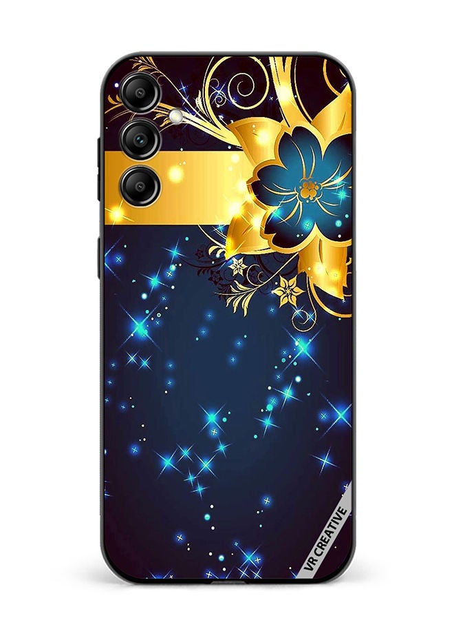 VR CREATIVE Protective Case Cover For Samsung Galaxy A14 5G/A14 Flower Design Multicolour - Image 1
