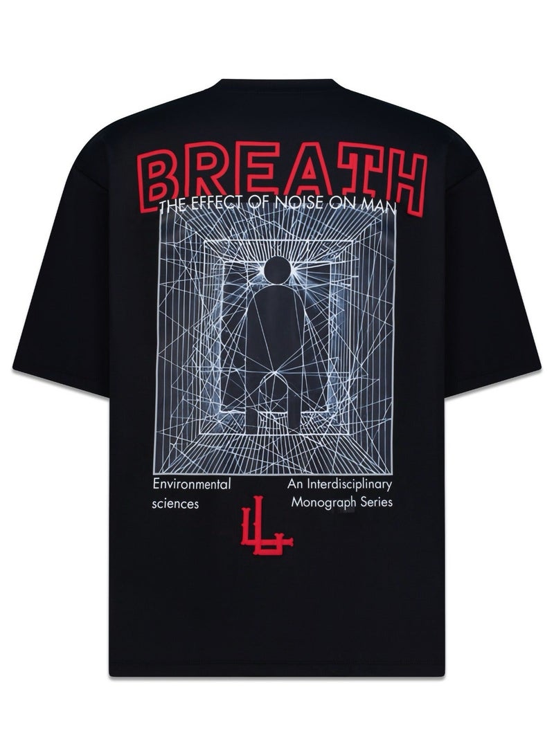 LoukLad |BREATH |Oversized Spandex Tee - Image 2