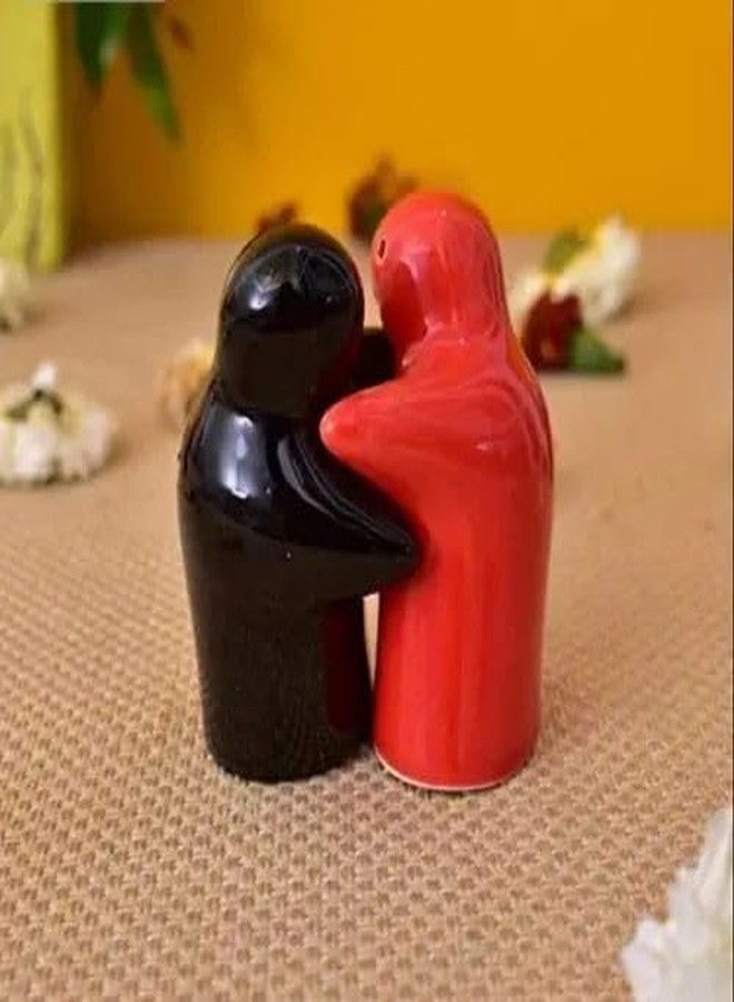Shopping Shots طقم ملح وفلفل من شوبينج شوتس - أسود وأحمر - Image 1