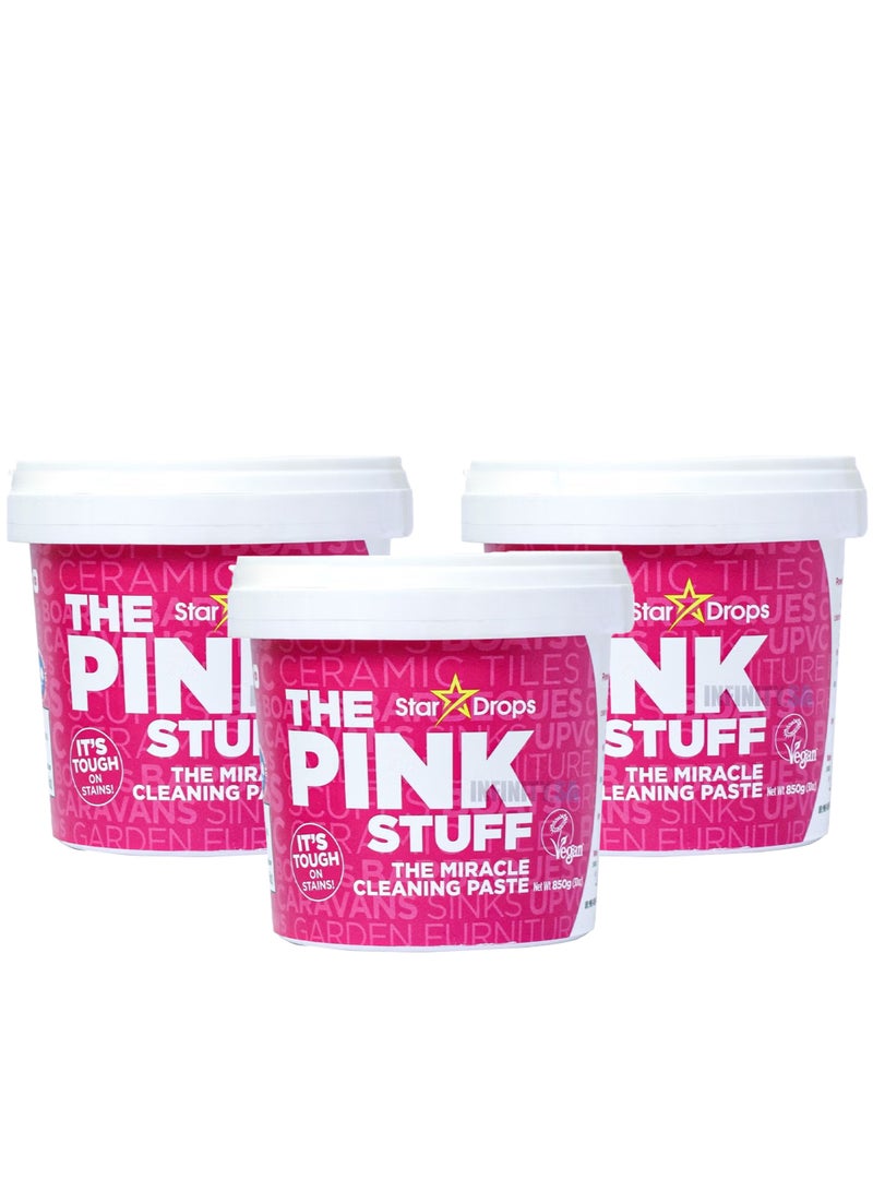 ذا بينك ستاف معجون التنظيف السحري حجم كبير 850 جرام ثلاث عبوات - Image 1