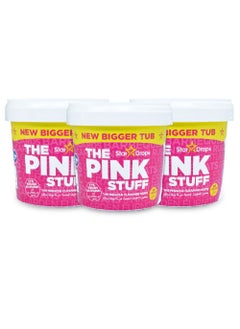 THE PINK STUFF Magic cleaning paste Bigger Tub 850 grams 3 Pack  - Image 1