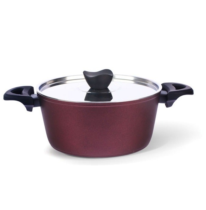 Bianca cookware Bianca 21-Piece Granite Cookware Set (99.7% Aluminum) – Healthy, Non-Stick, Induction-Compatible – PFOA, PTFE, and PFAS-Free – Includes Frying Pans, Baking Trays, Coffee Pot, and Silicone Utensil Set – 3-Year Warranty. - Image 2