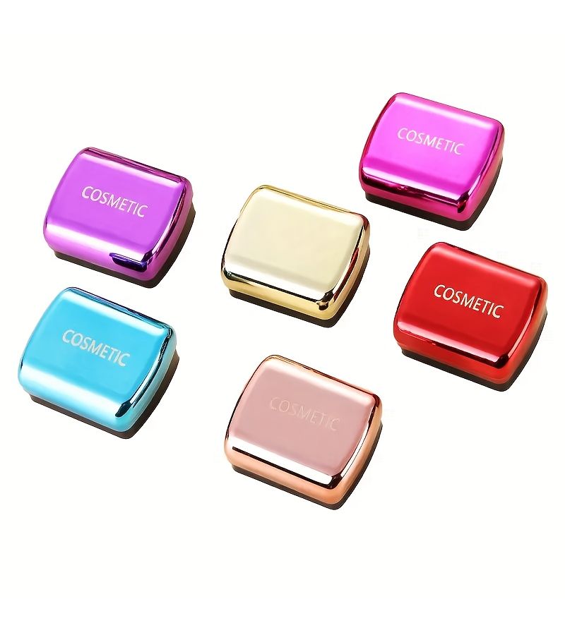 1pc Dual Hole Eyebrow Pencil Sharpener With Roller Portable Makeup Tool No Battery Needed Universal For Eyeliner Lip Liner Compact Travel Friendly Design - Image 2