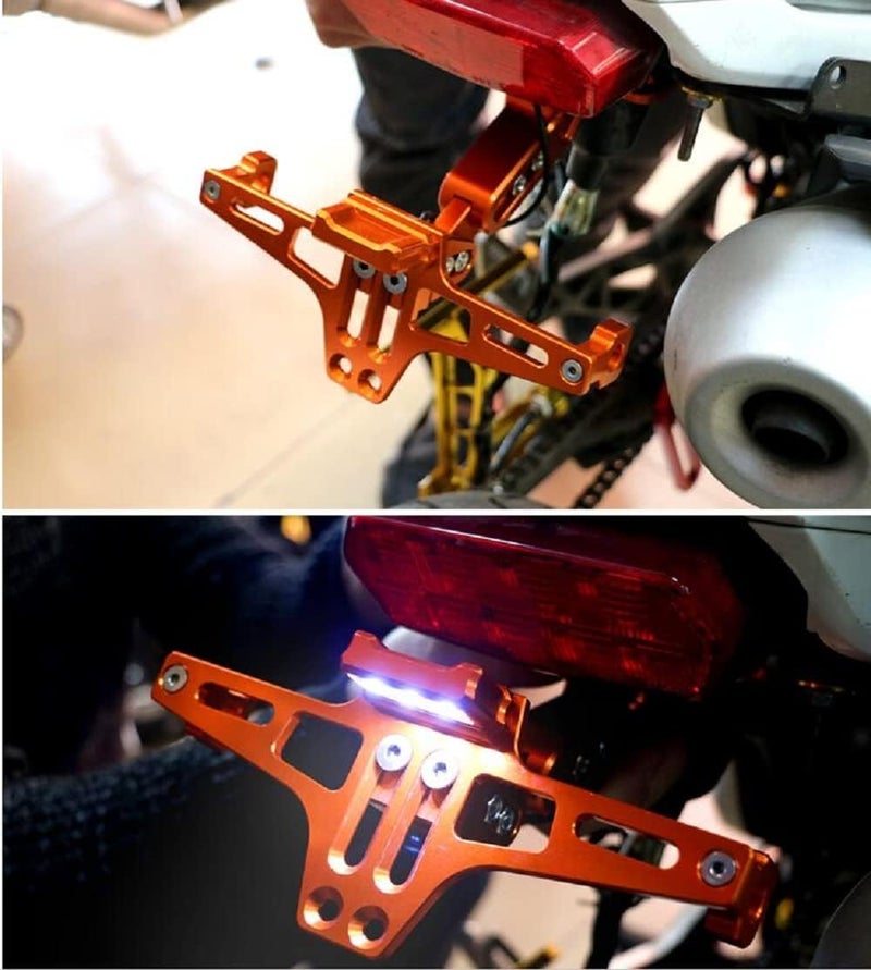 OXLLONE Universal Motorcycle License Plate Bracket Holder - Image 3