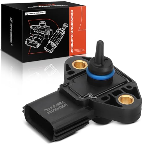 A-Premium حساس ضغط مجمع حقن الوقود A-Premium [4 دبابيس] متوافق مع فورد، لينكولن، مازدا، ميركوري - لفورد F-150، E-250، إكسبلورر، إسكاب، فيوجن، فوكوس، نافيغيتور - 4.6L 5.4L 6.8L - Image 1