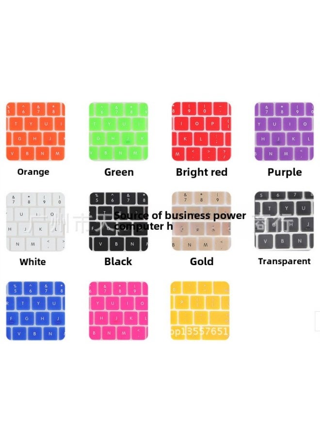 Generic - Suitable For DELL Notebook Keyboard Film Inspiron 5584 7590 5570 Series 15inch Inspiron 5390-Color:Take A Photo Of The Colorful Keyboard Membrane And Note The Colorful-Size:5410 5310 - Image 1