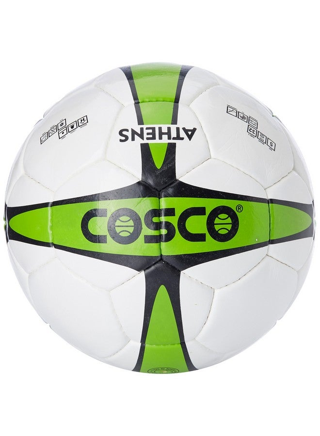 Cosco Athens Football, Size 5 (White/Green) - Image 1