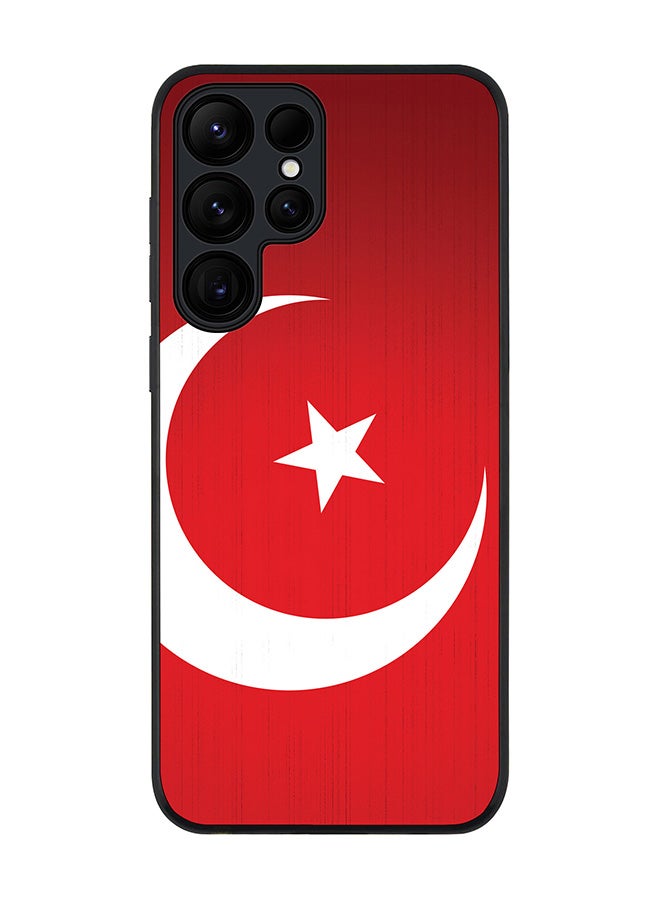 Stylizedd For Samsung Galaxy S25 Ultra 5G Case,Slim fit Camera Protection, Shockproof Thin Phone cover  - Flag Of Turkey - Image 1